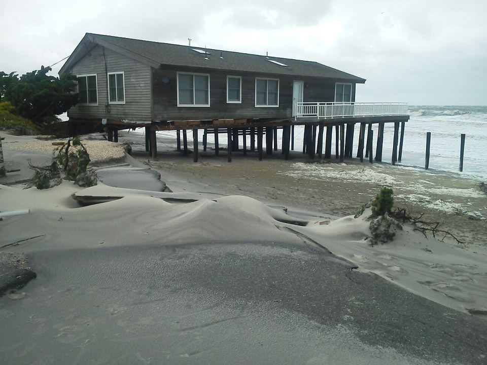 Hurricane Sandy on Long Beach Island NJ